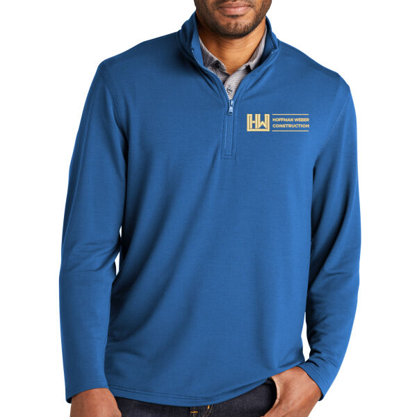 Port Authority Microterry 1/4 Zip Pullover - Embroidered Logo Thumbnail