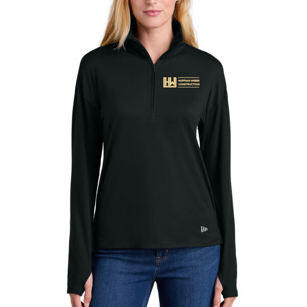 New Era Womens Power 1/2 Zip - Embroidered Logo Thumbnail