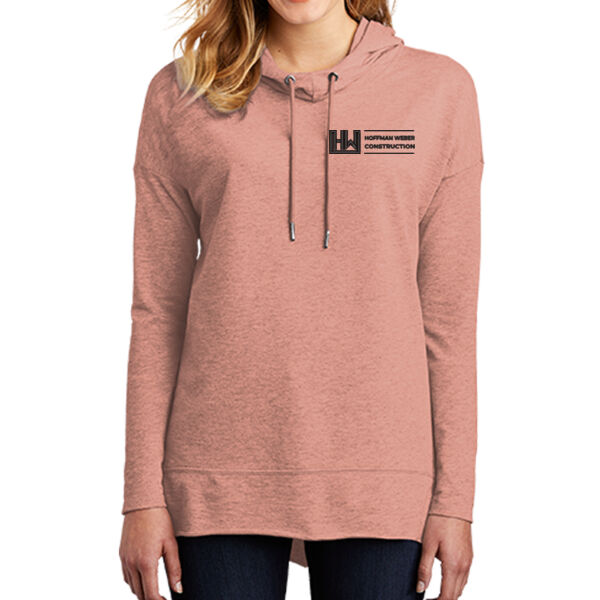 District Womens Featherweight French Terry Hoodie - Embroidered Logo Thumbnail