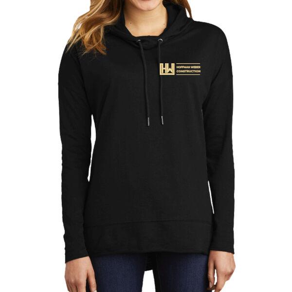 District Womens Featherweight French Terry Hoodie - Embroidered Logo Thumbnail