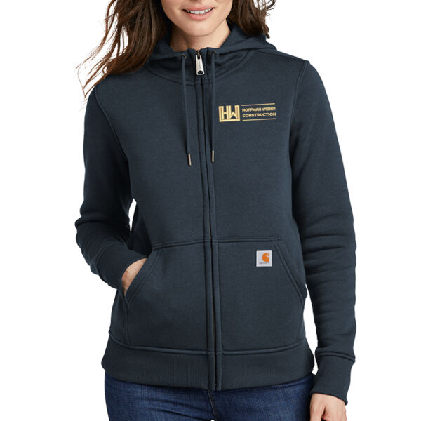 Carhartt Womens Clarksburg Full Zip Hoodie - Embroidered Logo Thumbnail
