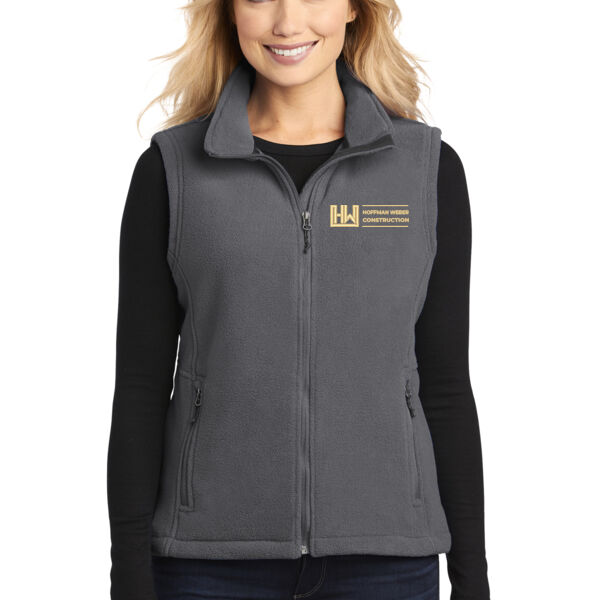 Port Authority Womens Value Fleece Vest - Embroidered Logo Thumbnail