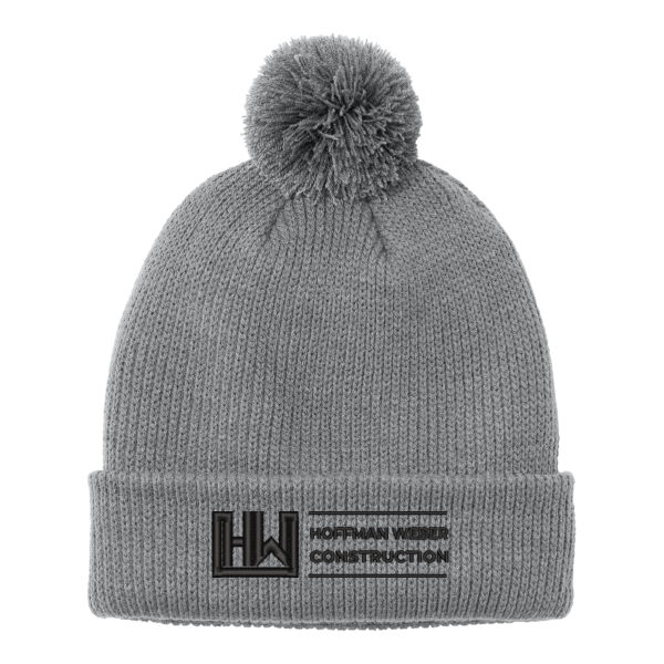 Port Authority Cozy Pom Beanie - Embroidered Logo Thumbnail
