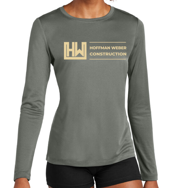 Sport Tek Womens Posi-UV Pro Long Sleeve - Printed Logo Thumbnail