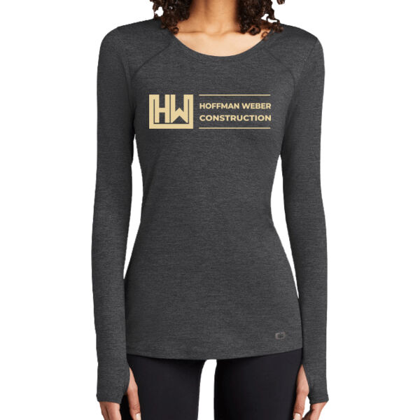 OGIO Womens Force Long Sleeve Tee - Printed Logo Thumbnail