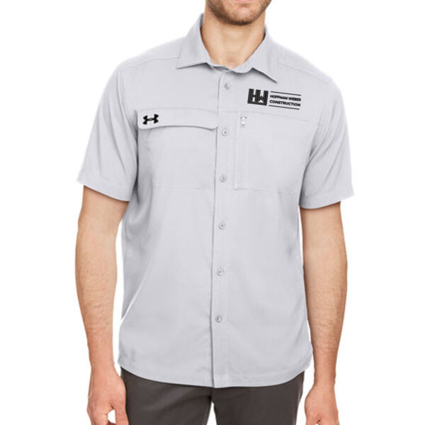 Under Armour Motivate Coach Woven Shirt - Embroidered Logo Thumbnail