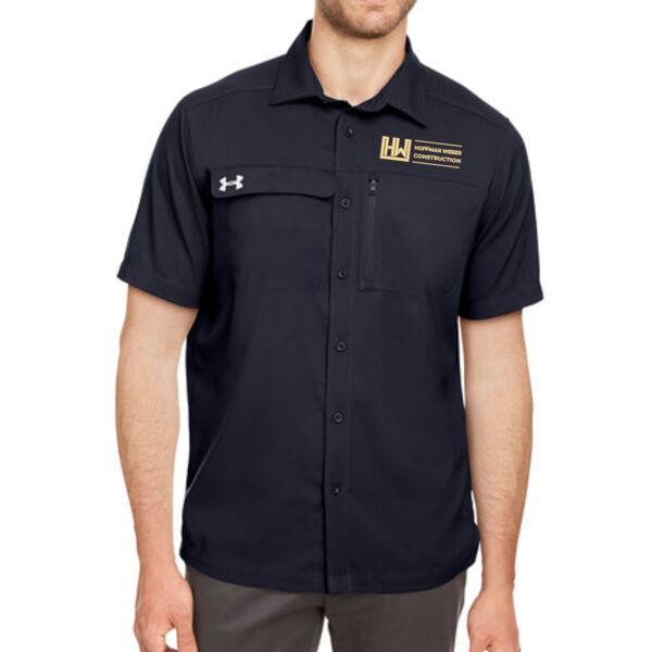 Under Armour Motivate Coach Woven Shirt - Embroidered Logo Thumbnail