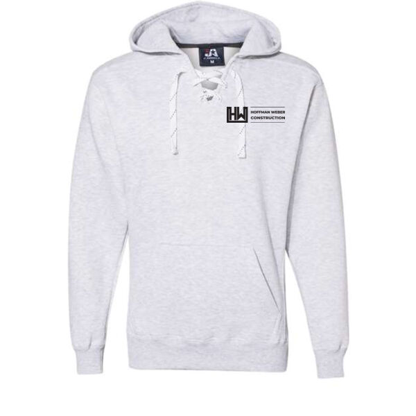 J America Sport Lace Hooded Sweatshirt - Printed Logo Thumbnail