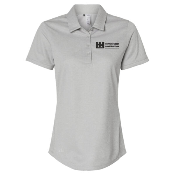 Adidas Womens Space Dyed Polo - Embroidered Logo Thumbnail