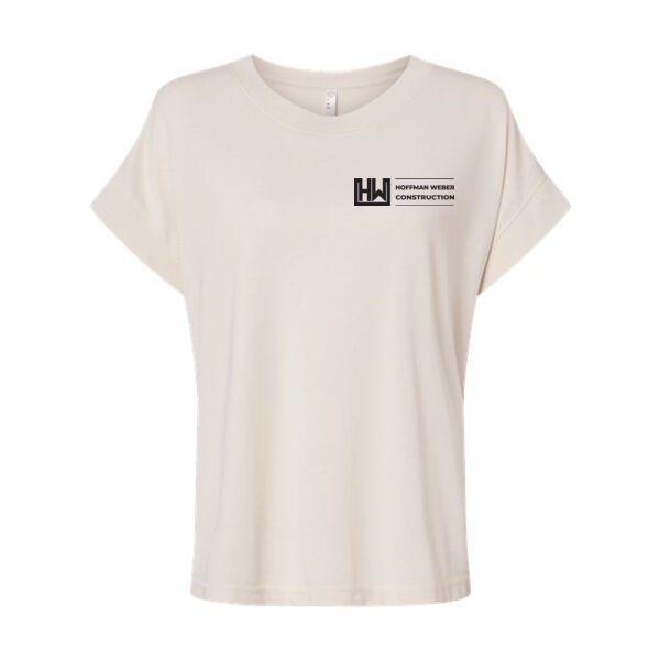 LAT Womens Relaxed Vintage Wash Tee - Printed Logo Thumbnail