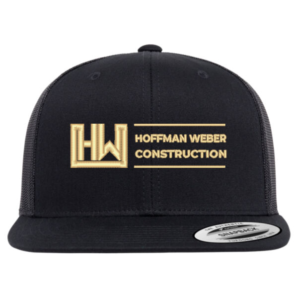 Retro High Profile Trucker Cap - Embroidered Logo Thumbnail