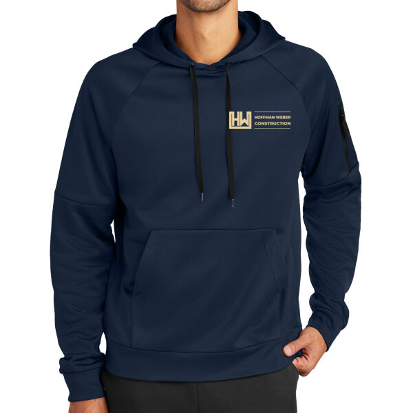 Nike Therma FIT Pocket Pullover Fleece Hoodie - Printed Logo Thumbnail