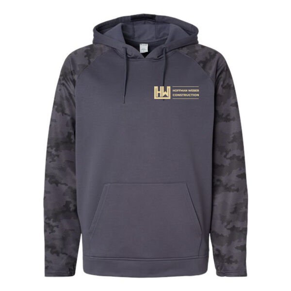Unisex Tahoe Camo Fleece Hooded Sweatshirt - Printed Logo Thumbnail