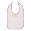 Infant Contrast Trim Premium Jersey Bib Thumbnail