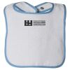 Infant Contrast Trim Terry Bib Thumbnail