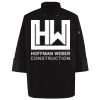 Ten Pearl Button Black Chef Coat Thumbnail